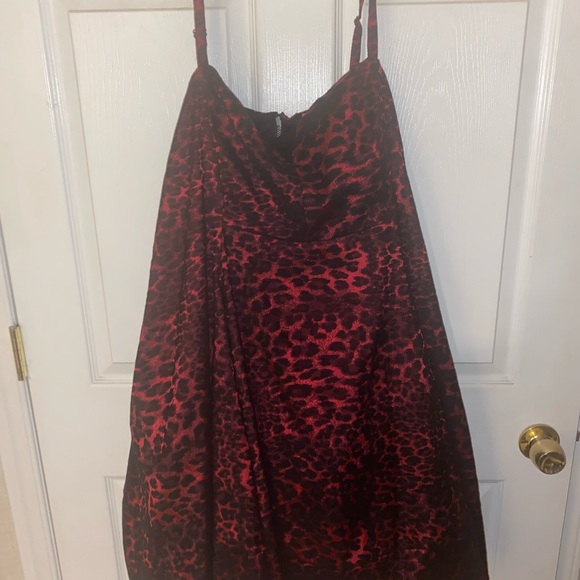 Betsey Johnson x Torrid pink leopard mini baby doll dress - Picture 5 of 5